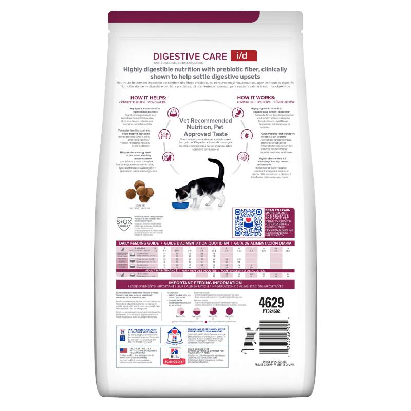 Hill's Prescription Diet i/d Digestive Care 2 Empaque Hill's Prescription Diet i/d Digestive Care de 4 lb
