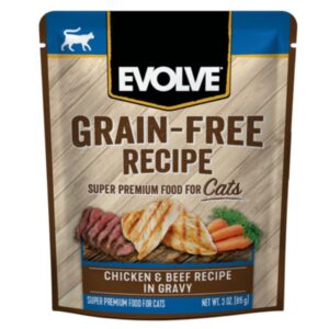 Alimento Evolve Grain Free Pollo y Res para Gato para perros