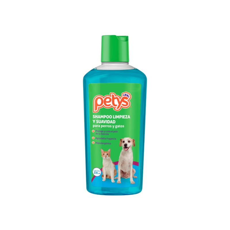 Petys Champú Limpieza y Suavidad con D-Pantenol (235 ml) 1 Petys Champú Limpieza y Suavidad con D-Pantenol (235 ml) para perros