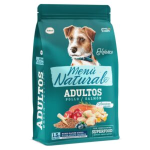 Alimento Menú Natural Adultos Pollo y Salmón 3 kg para perros