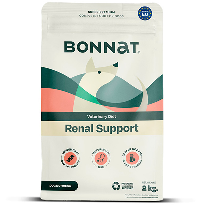 Bonnat Veterinary Diet Canine Renal Support 1 Alimento Bonnat Veterinary Diet Canine Renal Support para perros
