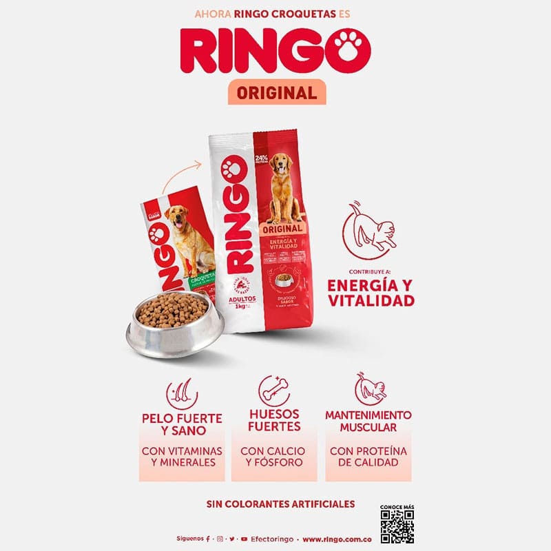 Ringo Original Adulto 2 Empaque Ringo Original Adulto de 1 kg