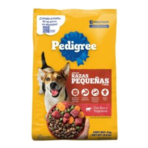 Alimento Pedigree Adulto Razas Pequeñas Carne y Vegetales para perros