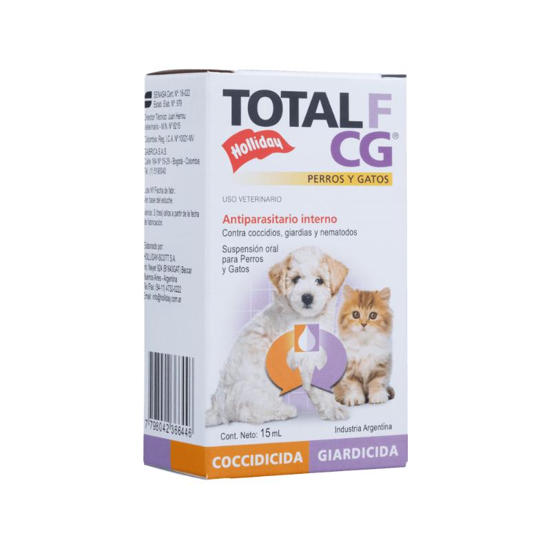 Total Full CG Desparasitante Suspensión Oral para Perros (15 ml) 3 Empaque Total Full CG Desparasitante Suspensión Oral para Perros (15 ml) de 15 mililitro