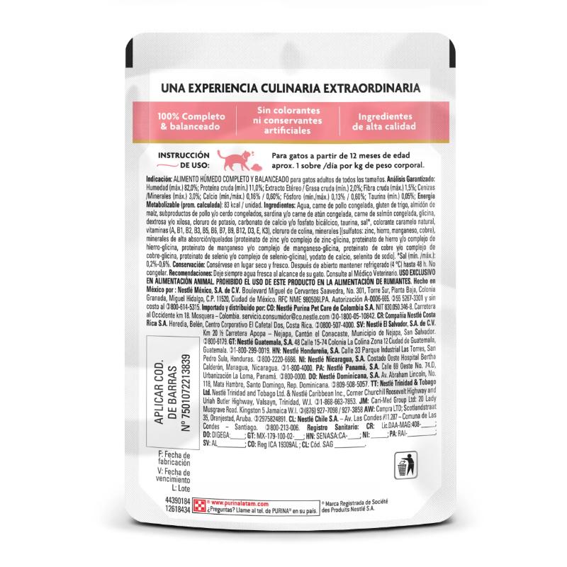 Purina Fancy Feast Petits Filets Salmón para Gato 2 Empaque Purina Fancy Feast Petits Filets Salmón para Gato de 85 g