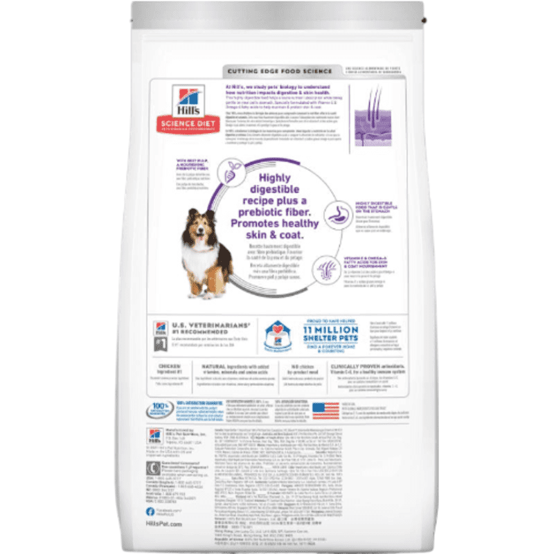 Hill's Science Diet Sensitive Stomach & Skin Pollo 2 Empaque Hill's Science Diet Sensitive Stomach & Skin Pollo de 4 lb