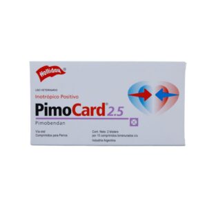 Pimocard 2.5 mg Soporte Cardiovascular (Caja x 20 Comprimidos) para perros