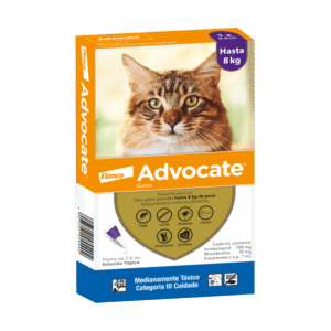 Advocate Gatos de 4 a 8 kg Pipeta Antiparasitaria (0.8 ml) para perros