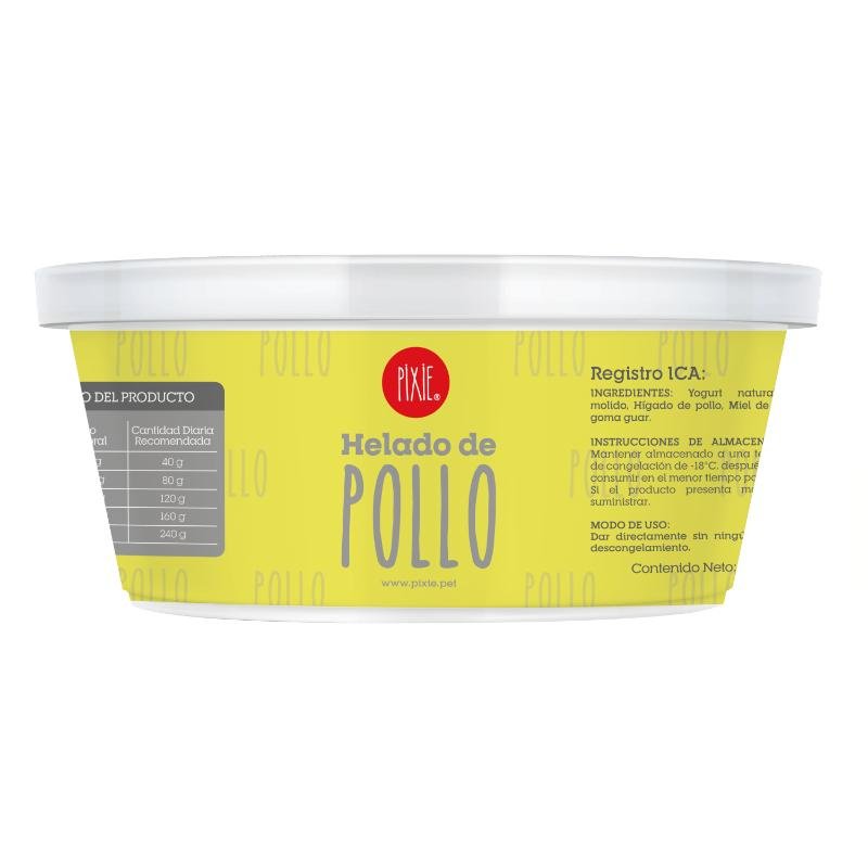 Pixie Helado para Perro sabor Pollo 110 g 1 Alimento Pixie Helado para Perro sabor Pollo 110 g para perros