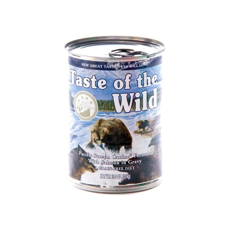 Taste of the Wild Pacific Stream Lata 374 g 1 Alimento Taste of the Wild Pacific Stream Lata 374 g para perros