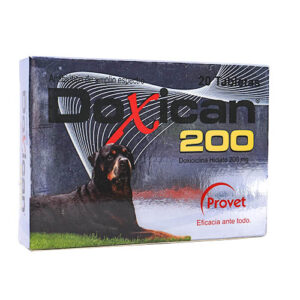 Doxican 200 mg Doxiciclina Antibiótico (Caja x 10 Tabletas) para perros