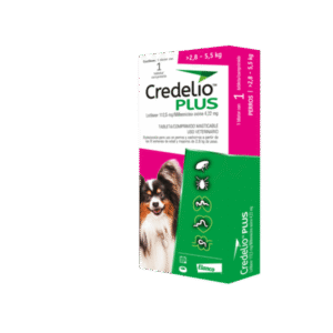Credelio Plus Antipulgas para Perros de 2.8 a 5.5 kg para perros