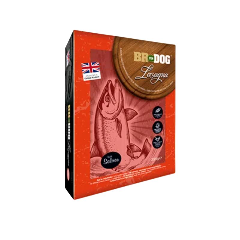 BR For Dog Lasagna con Salmón 395 g 1 Alimento BR For Dog Lasagna con Salmón 395 g para perros