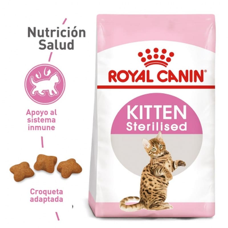 Royal Canin Second Age Kitten Sterilised 2 Empaque Royal Canin Second Age Kitten Sterilised de 400 g