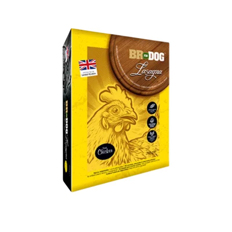 BR For Dog Lasagna con Pollo 395 g 1 Alimento BR For Dog Lasagna con Pollo 395 g para perros