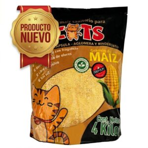 Alimento JV Cats Arena de Gránulos de Maíz para Gato para perros