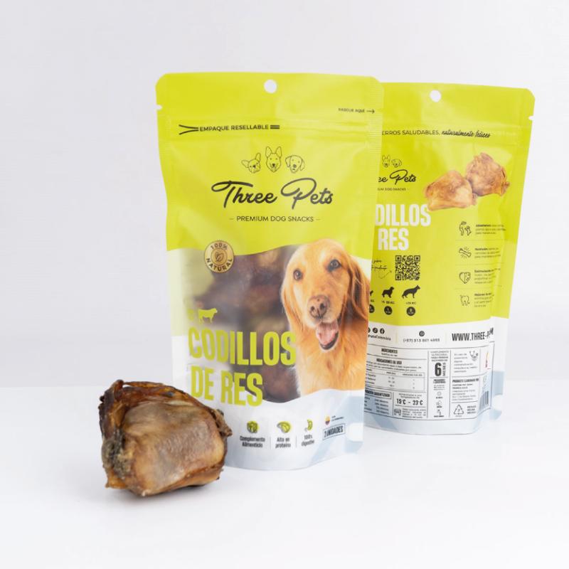 Three Pets Codillos de Res 190 g 3 Empaque Three Pets Codillos de Res 190 g de 190 g