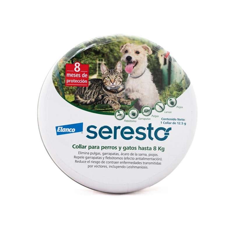 Seresto Collar Antipulgas y Garrapatas para Perros y Gatos (hasta 8 kg) 1 Seresto Collar Antipulgas y Garrapatas para Perros y Gatos (hasta 8 kg) para perros