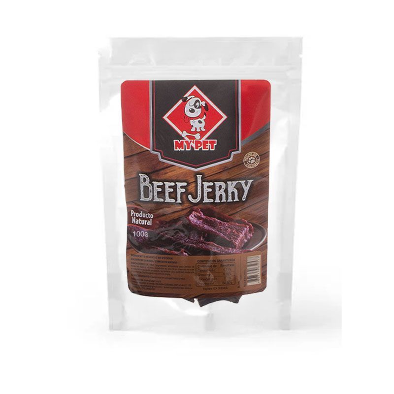 MyPet Beef Jerky para Perro 2 Empaque MyPet Beef Jerky para Perro de 100 g