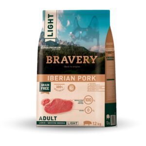 Alimento Bravery Iberian Pork Adulto Mediano y Grande 4 kg para perros