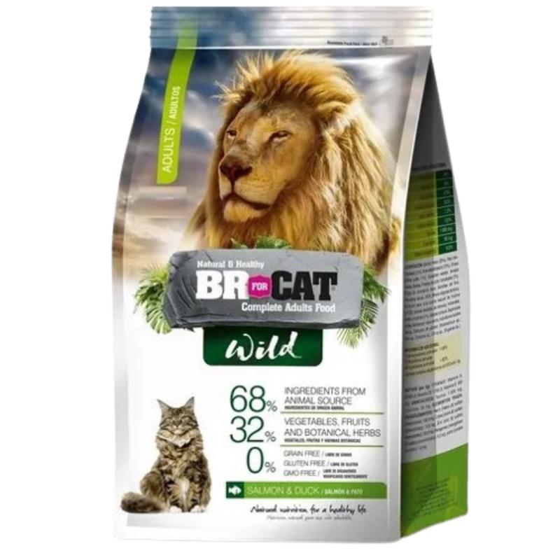 BR For Cat Wild Adulto 2 Empaque BR For Cat Wild Adulto de 1 kg