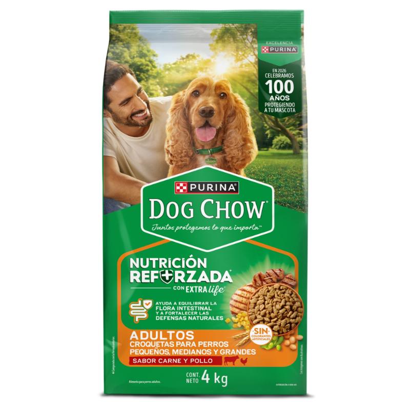 Dog Chow Adulto Nutrición Reforzada 2 Empaque Dog Chow Adulto Nutrición Reforzada de 4 kg