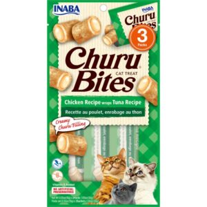 Alimento Inaba Churu Bites Chicken Wraps con Atún para Gato para perros