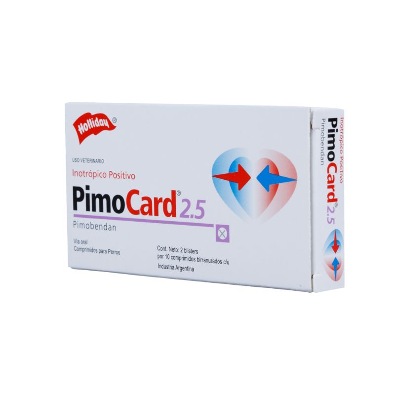 Pimocard 2.5 mg Soporte Cardiovascular (Caja x 20 Comprimidos) 3 Empaque Pimocard 2.5 mg Soporte Cardiovascular (Caja x 20 Comprimidos) de 20 comprimidos