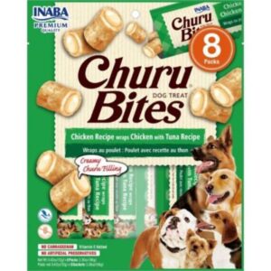 Alimento Churu Bites Dog Pollo y Atún 8 uds para perros