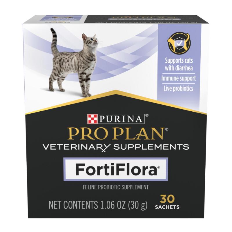 Pro Plan FortiFlora Cat Suplemento Probiótico Felino (Caja x 30 Sobres) 1 Pro Plan FortiFlora Cat Suplemento Probiótico Felino (Caja x 30 Sobres) para perros