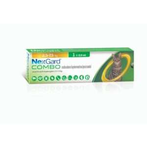 NexGard Combo Cat para Gatos de 2.5 kg a 7.5 kg Pipeta (Talla L) para perros