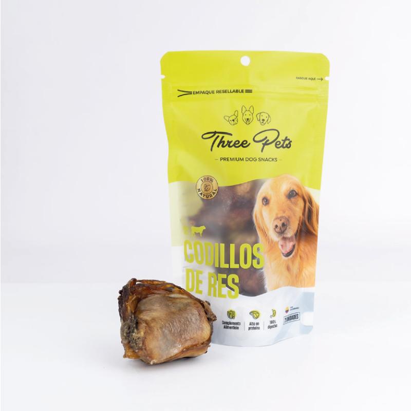 Three Pets Codillos de Res 190 g 1 Alimento Three Pets Codillos de Res 190 g para perros
