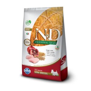 Alimento N&D Ancestral Adult Mini Pollo y Granada 2.5 kg para perros