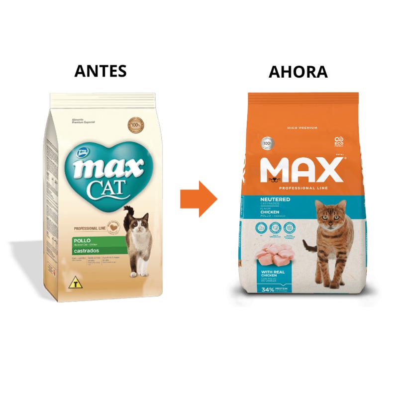 Max Cat Castrados 3 Empaque Max Cat Castrados de 1 kg