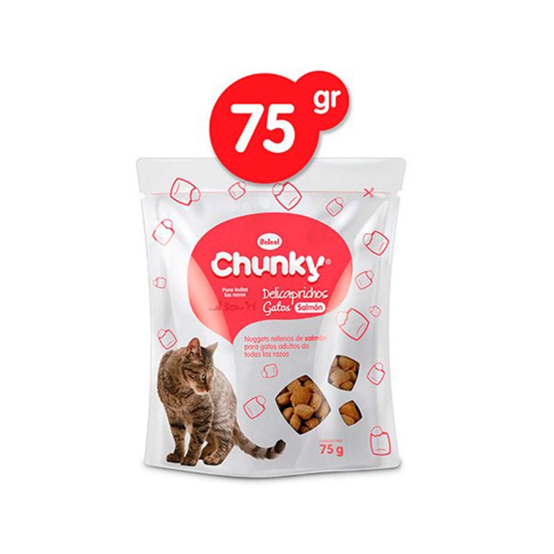 Chunky Snacks Deli Caprichos Salmón para Gato 1 Alimento Chunky Snacks Deli Caprichos Salmón para Gato para perros