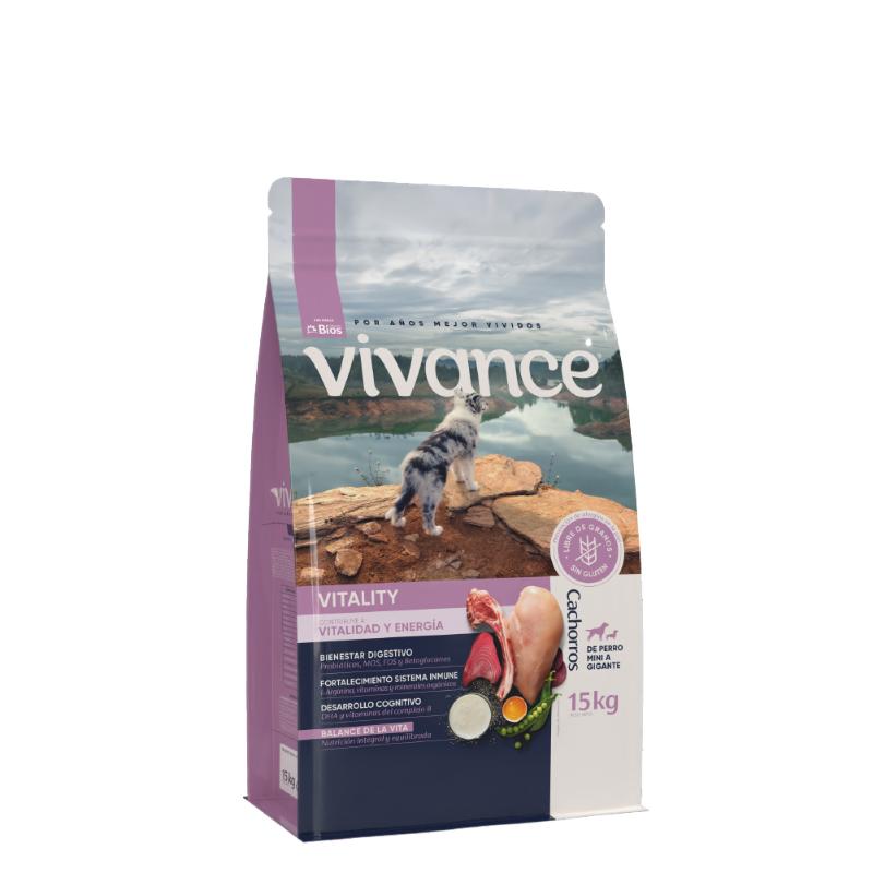 Vivance Vitality Cachorros 3 Empaque Vivance Vitality Cachorros de 15 kg