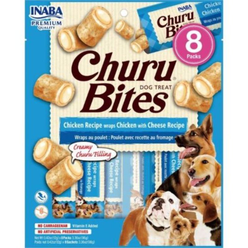 Churu Bites Dog Pollo y Queso 8 uds 1 Alimento Churu Bites Dog Pollo y Queso 8 uds para perros