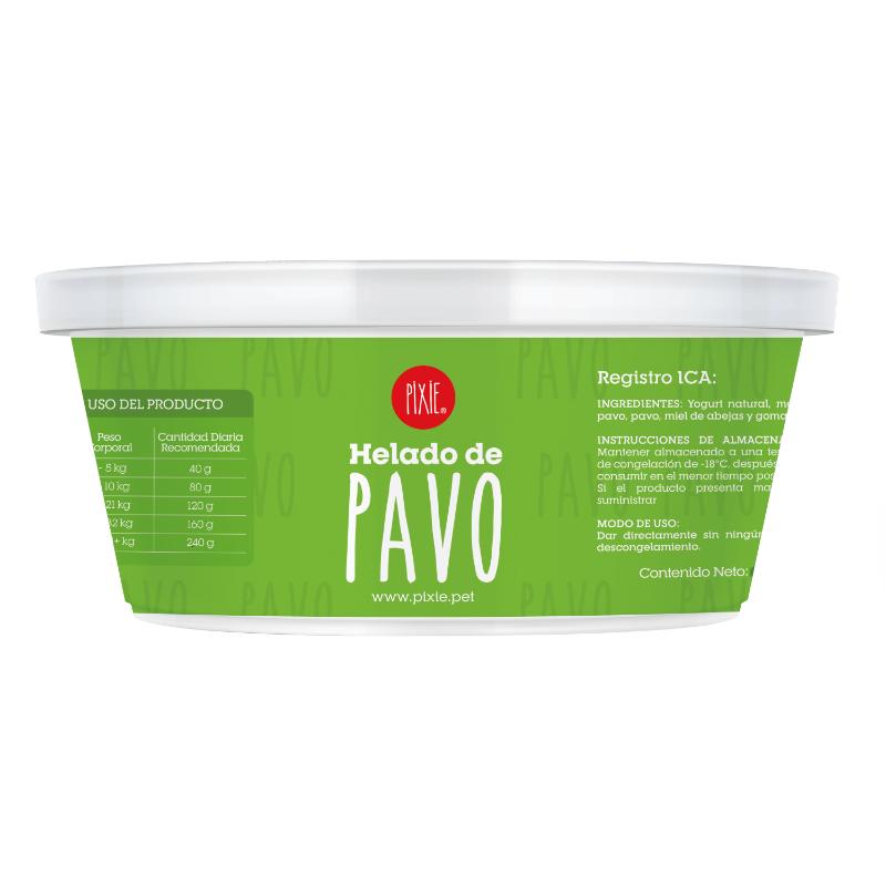 Pixie Helado para Perro sabor Pavo 110 g 1 Alimento Pixie Helado para Perro sabor Pavo 110 g para perros
