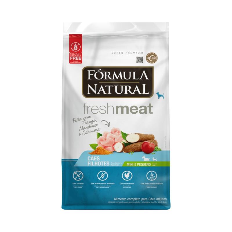 Fórmula Natural Fresh Meat Cachorros Raza Mini y Pequeña Pollo 2 Empaque Fórmula Natural Fresh Meat Cachorros Raza Mini y Pequeña Pollo de 1 kg