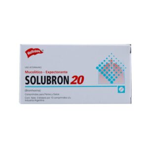 Holliday Solubron 20 Soporte Respiratorio (Caja x 30 Tabletas) para perros