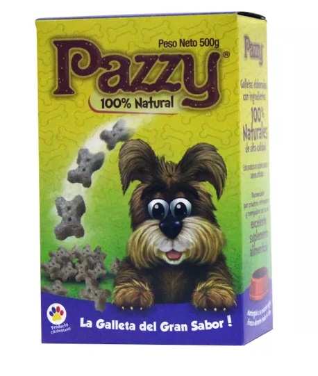 Pazzy Galletas Naturales 500 g 1 Alimento Pazzy Galletas Naturales 500 g para perros