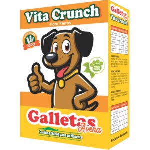 Alimento Galletas Vita Crunch Avena 250 g para perros