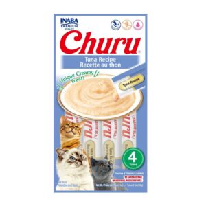 Alimento Inaba Churu Gato Atún (4 Tubos) para perros