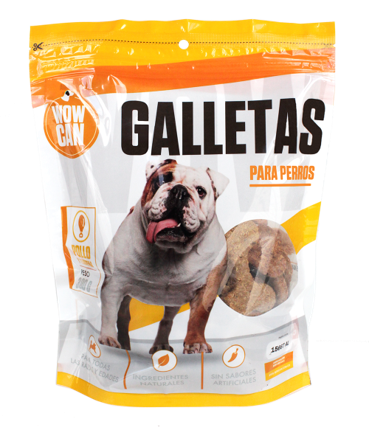 Wow Can Galletas Pollo y Ternera 300 g 1 Alimento Wow Can Galletas Pollo y Ternera 300 g para perros