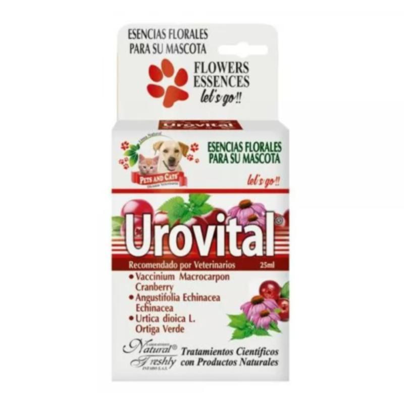 Natural Freshly Esencia Urovital Vías Urinarias (Gotero 25 ml) 1 Natural Freshly Esencia Urovital Vías Urinarias (Gotero 25 ml) para perros