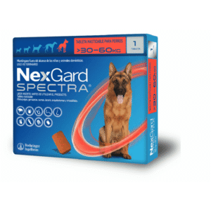 NexGard Spectra Antipulgas para Perros de 30.1 a 60 kg para perros