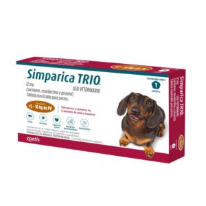 Simparica Trio Antipulgas para Perros de 5 a 10 kg para perros