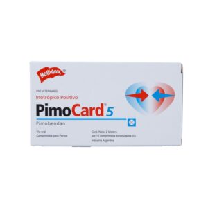 Pimocard 5 mg Soporte Cardiovascular (Caja x 20 Comprimidos) para perros