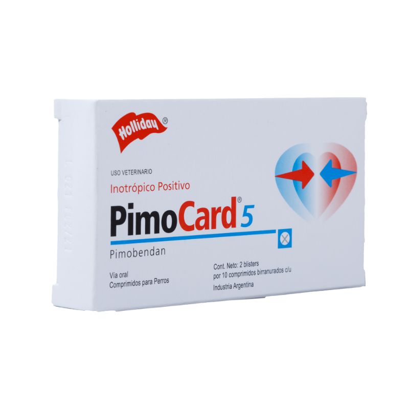 Pimocard 5 mg Soporte Cardiovascular (Caja x 20 Comprimidos) 2 Empaque Pimocard 5 mg Soporte Cardiovascular (Caja x 20 Comprimidos) de 20 comprimidos