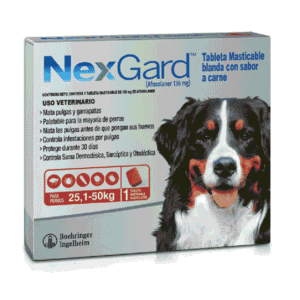 NexGard Antipulgas para Perros de 25.1 a 50 kg para perros